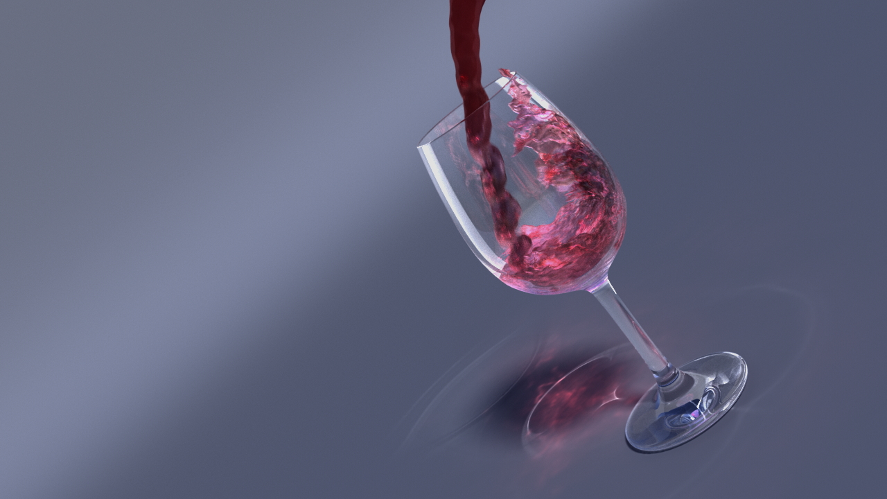 Slow Motion Wine Pour